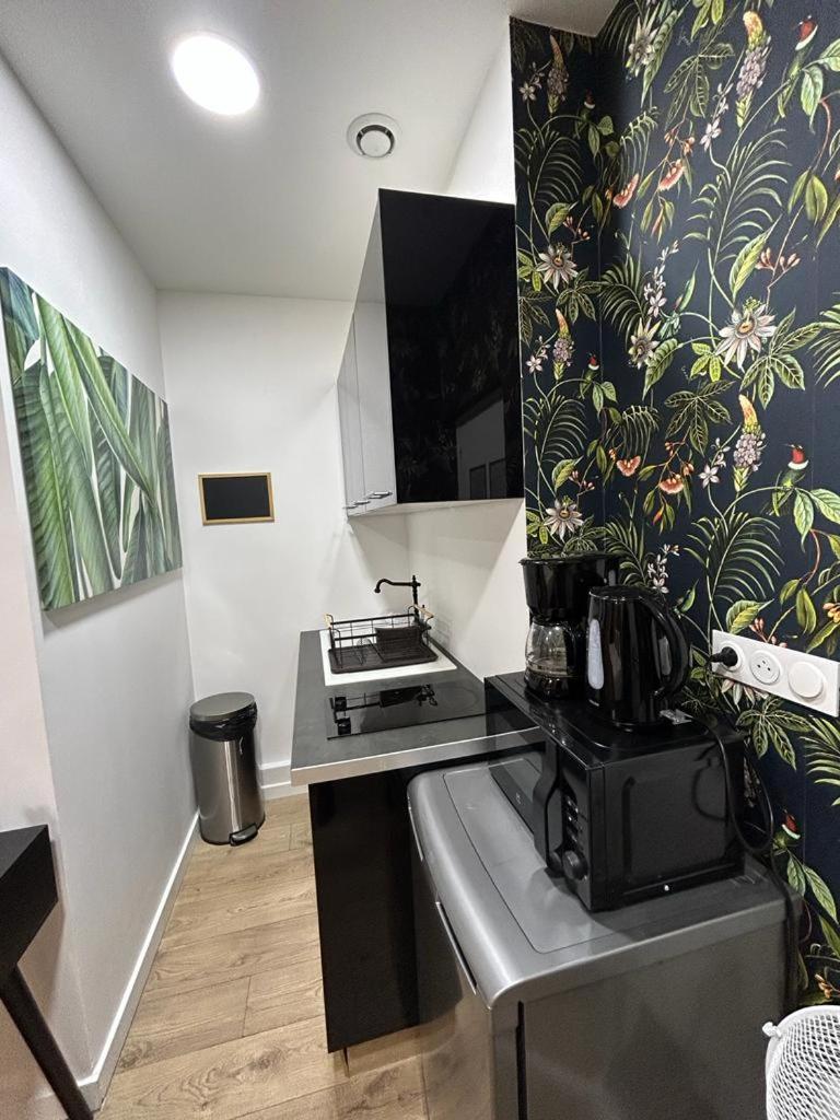 Stylish Modern Studio Apartment Paříž Exteriér fotografie
